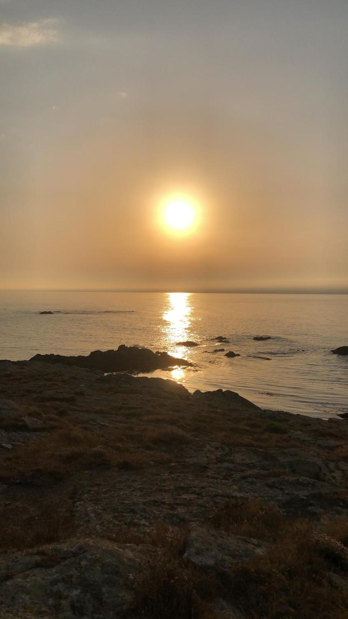 Casa A Pracina, Playa De Soesto Villa Laxe Bagian luar foto