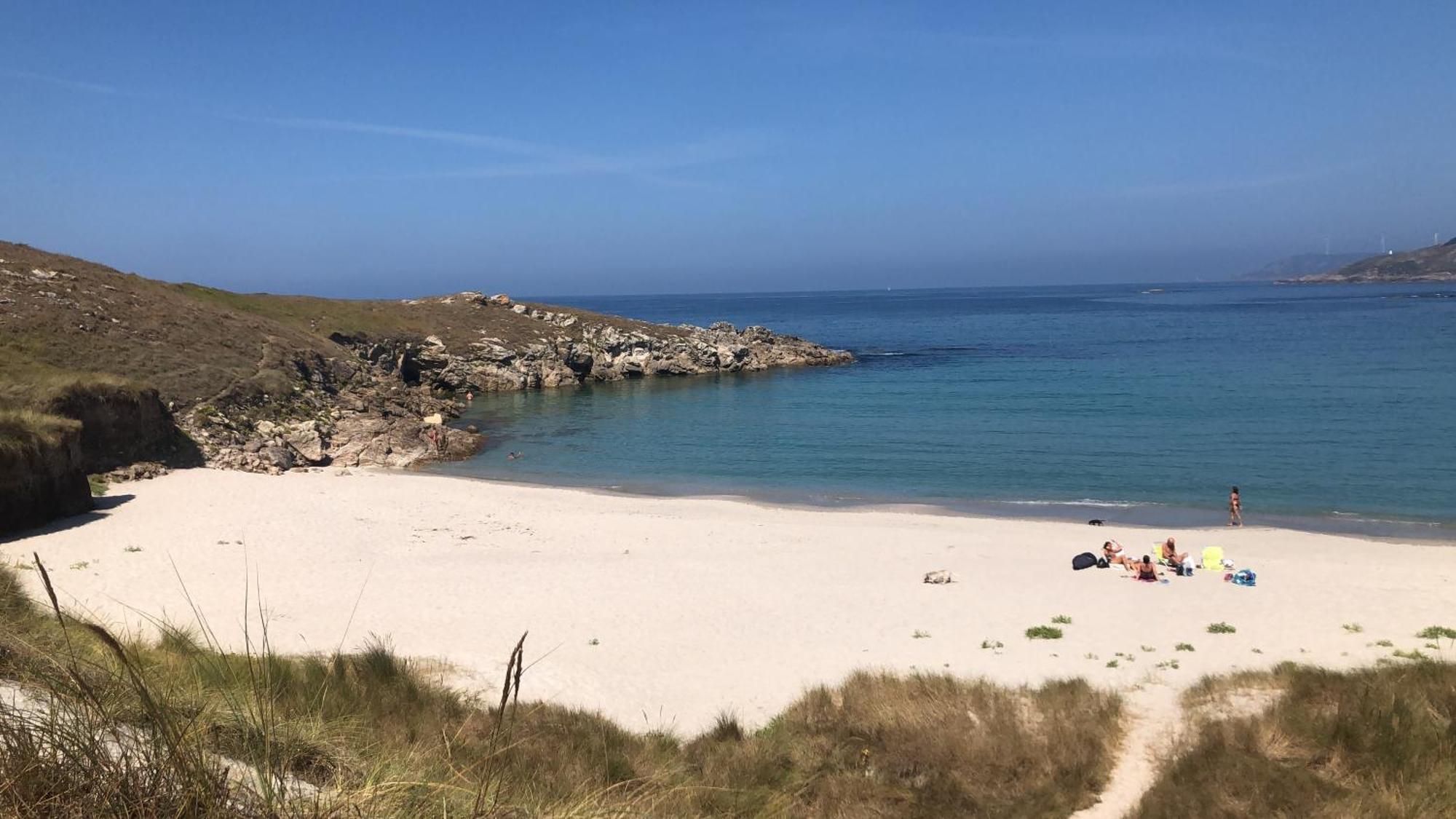 Casa A Pracina, Playa De Soesto Villa Laxe Bagian luar foto
